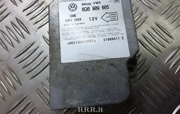 Volkswagen Sharan Airbag control unit/module 6Q0909605 5WK42866