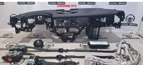 Porsche Cayenne (9Y0 9Y3) Airbag set with panel 9Y1857033 9Y0880201GB 9Y0880201CE