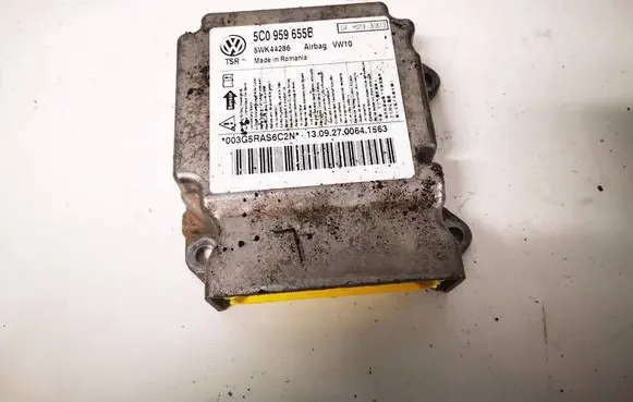 Skoda Yeti (5L) Airbag control unit/module 5C0959655B 5WK44286
