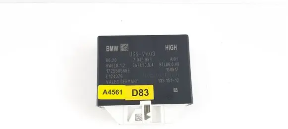 BMW 5 G30 G31 Parking PDC control unit/module 7943996 66207943996