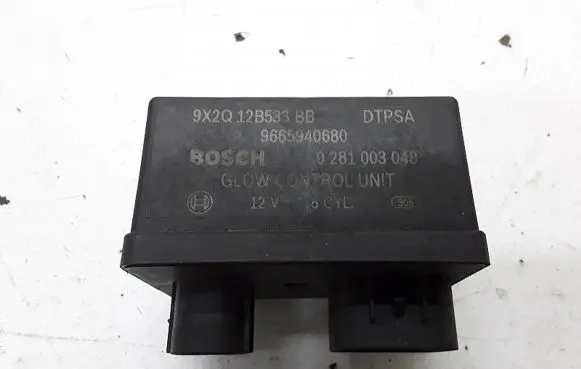 Jaguar XF Glow plug pre-heat relay 9665940680 0281003048