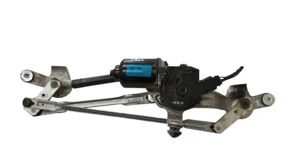 Front wiper linkage and motor