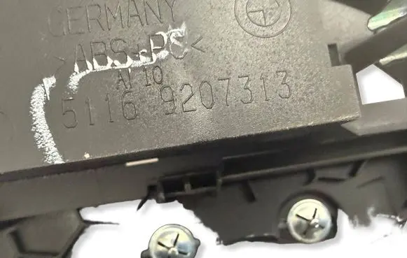 BMW 1 F20 F21 Other center console (tunnel) element 51169207313 9207313