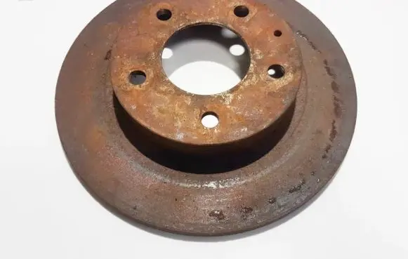 Mazda 626 Rear brake disc neventiliuojamas