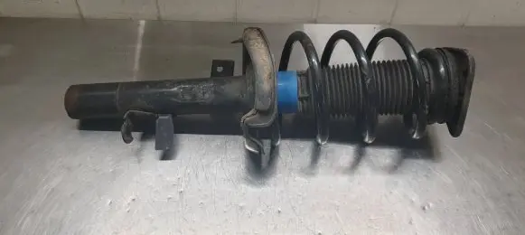 Front shock absorber with coil spring