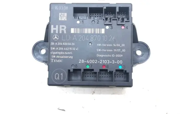 Mercedes-Benz C W204 Door control unit/module A2048200626 A2044421532 A2048701026