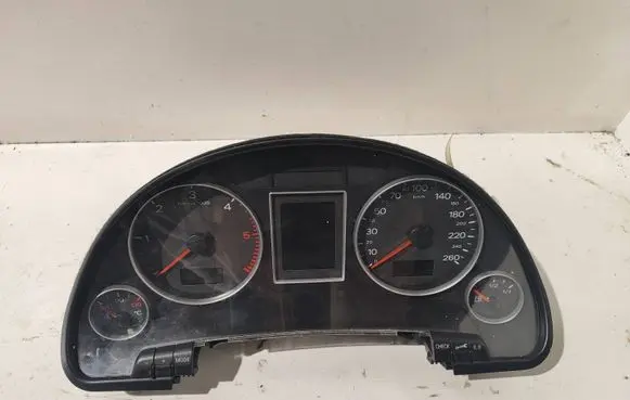 Audi A4 S4 B7 8E 8H Speedometer (instrument cluster) 8E0920901H 0263626408 0035000030