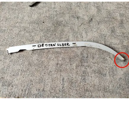 BMW 5 E39 Under headlight/headlamp trim 51138159305 8159305 titansilber