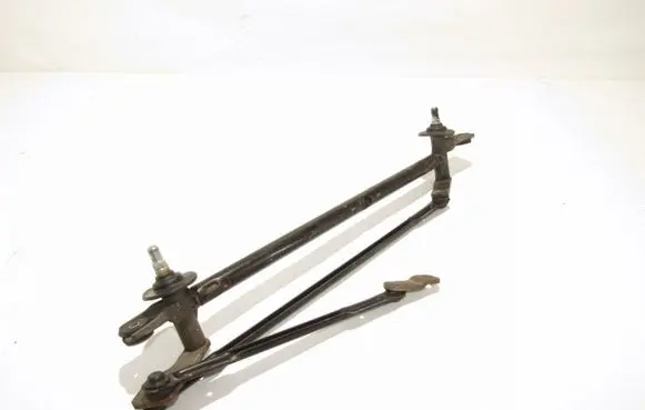 Front wiper linkage and motor