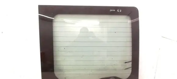 Ford Transit Loading door trunk window/glass 43R00097