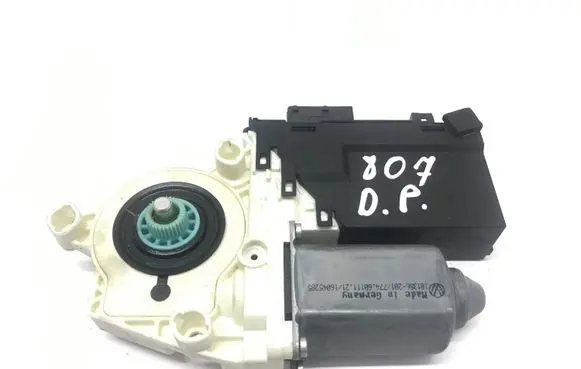 Peugeot 807 Front door window regulator motor 1400207880 990183201 503620020504