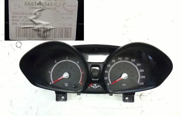 Ford Fiesta Speedometer (instrument cluster) 8A6T10849CJ
