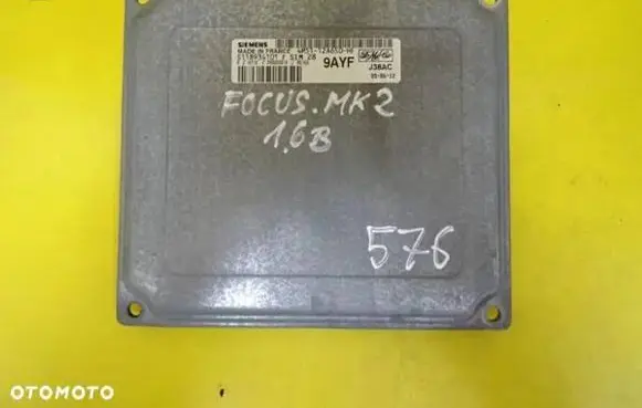 Ford Focus Engine control unit/module 4M5112A650HF S118934101F