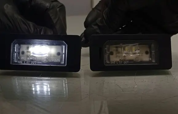 BMW 3 F30 F35 F31 Number plate light 7193293 63267193293 63.267193293