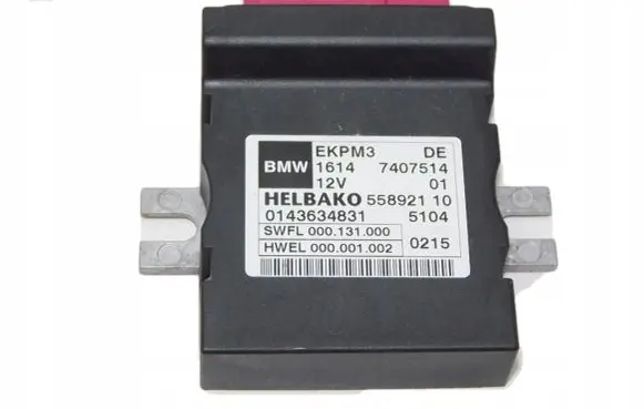 BMW X6 F16 Fuel injection pump control unit/module 16147407514