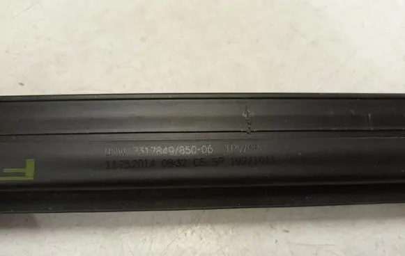 BMW X5 F15 Rear door window/glass frame 731784985006 7317849