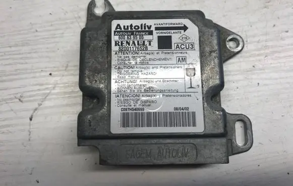 Renault Scenic I Airbag control unit/module 8200117652B 600639500