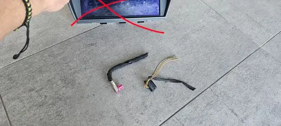 BMW 5 E60 E61 Sound system wiring loom 8954522 6954522 CIC