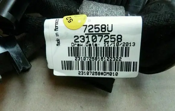 Opel Zafira C Wiring harness 23107258