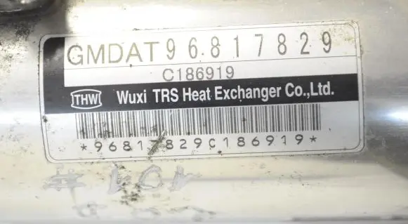 Chevrolet Captiva EGR valve cooler 96817829