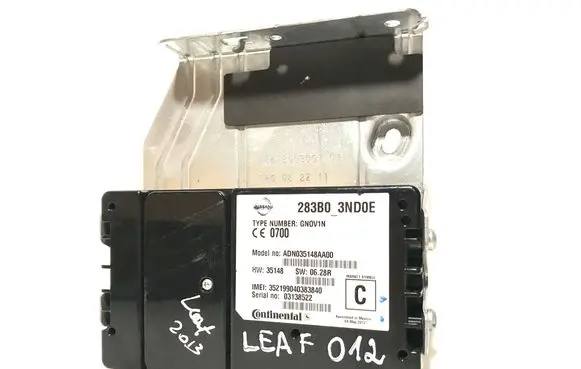 Nissan Leaf I (ZE0) Other control units/modules 283B03ND0E
