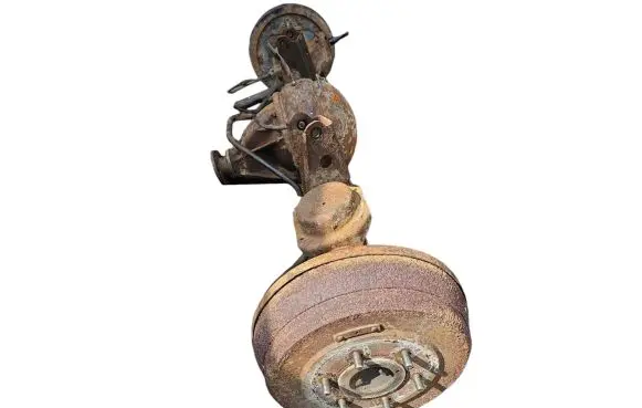 Nissan Pathfinder R50 Rear axle beam with reductor ND0681