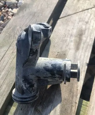 Peugeot 308 Engine coolant pipe/hose 9671124980