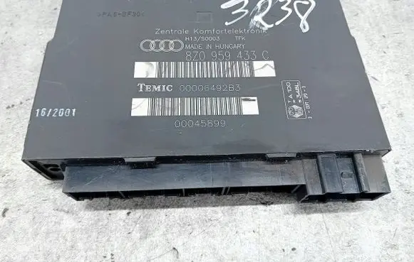 Audi A2 Comfort/convenience module 8Z0959433C