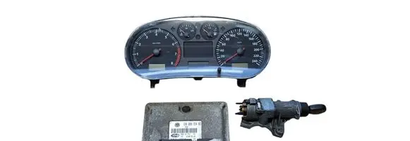 Seat Toledo II (1M) Engine ECU kit and lock set 036906034BD 1M0920821A 4B0905851C