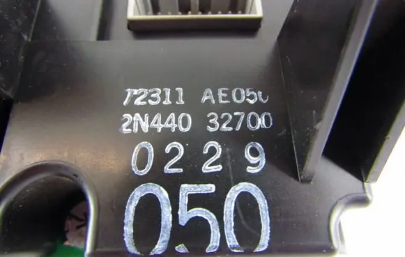 Subaru Legacy Climate control unit 72311