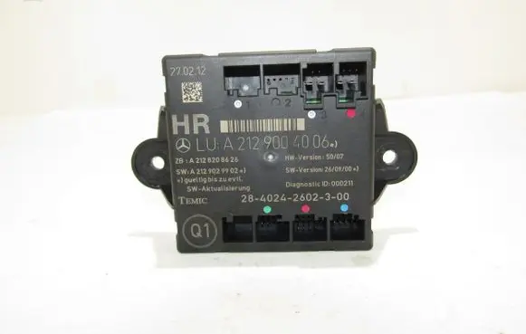 Mercedes-Benz E W212 Door control unit/module A2129004006