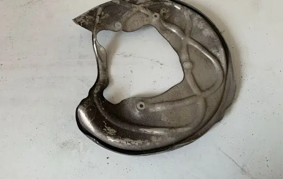 Audi A6 S6 C7 4G Front brake disc dust cover plate 80A615612B