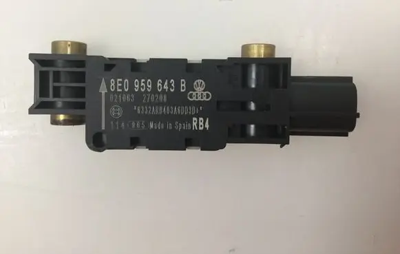 Airbag deployment crash/impact sensor