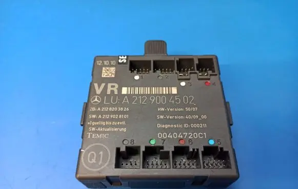Mercedes-Benz E C207 W207 Door control unit/module A2129004502 A2128203826 A2129028101