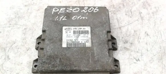 Peugeot 206 Engine control unit/module IAW1AP81 9637086980 16301574