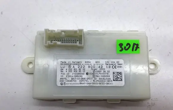 Mercedes-Benz S W222 Keyless (KESSY) go control unit/module A2229004213 A2229004212 A2229018202