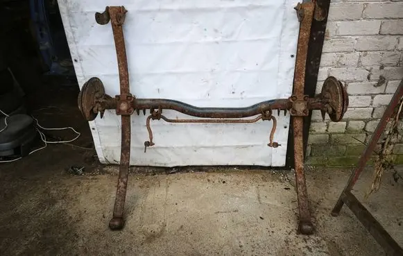 Rear axle beam