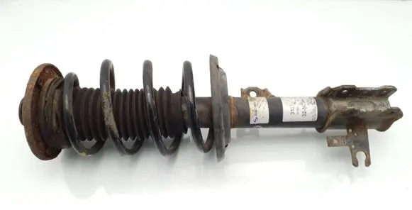 Front shock absorber with coil spring