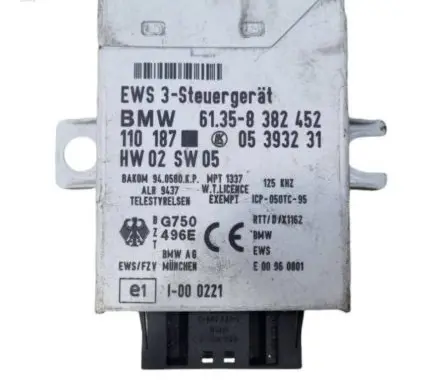 BMW 5 E39 Immobilizer control unit/module 61358382452 8382452