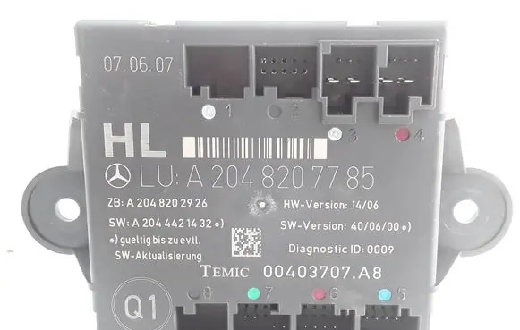 Mercedes-Benz C W204 Door control unit/module A2048207785 A2048202926 A2044421432