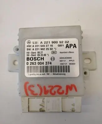 Mercedes-Benz S W221 Parking PDC control unit/module A2219009202 0263004374