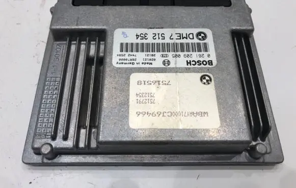 BMW 3 E46 Engine control unit/module ECU 75123540261209005