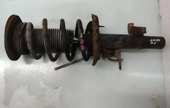 Ford Galaxy Front shock absorber with coil spring 