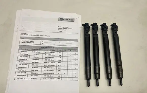 Ford Kuga II Fuel injectors set 9686191080 8E6E7EN 2999BH01R31