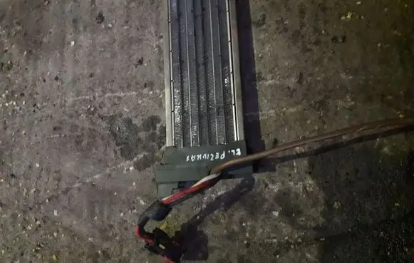 Peugeot 607 Electric cabin heater radiator