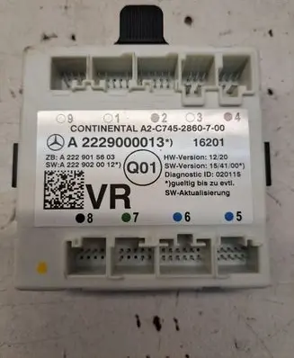 Mercedes-Benz GLC X253 C253 Door control unit/module A2229000013