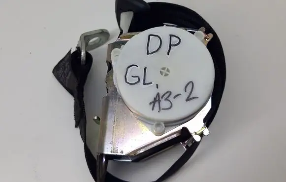 Audi A3 S3 8P Rear seatbelt