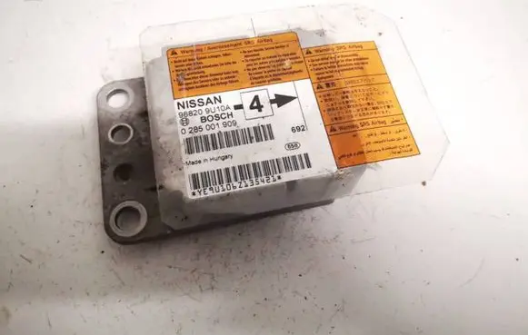 Nissan Note (E11) Airbag control unit/module 988209u10a 0285001909