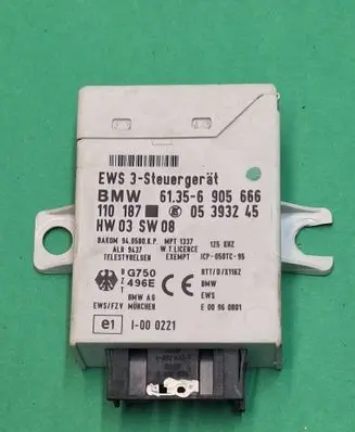 BMW 5 E39 Immobilizer control unit/module 61356905666 110187 05393245