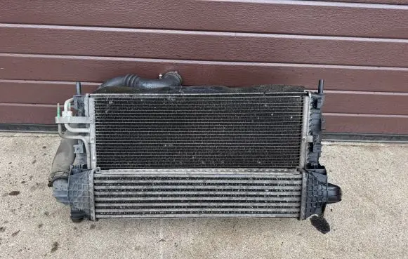 Ford C-MAX I Radiator set 3M5H9L440AE 3M5H8005TL 3M5H8C607UF